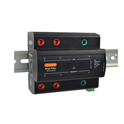 Novaris SFD2-32-100-130-A Surge Filter With Floating Earth 2 PH 100kA 130VAC TS35 Metal IP20