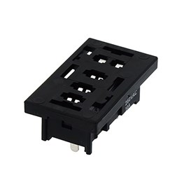 IDEC SH1B-62 Socket 250V PCB Mount