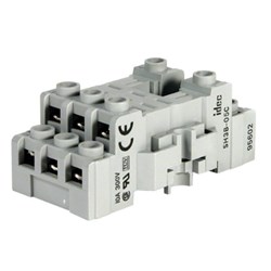 IDEC SH3B-05C Finger Safe DIN Rail Mount Socket 300V Screw Terminal DIN Rail Mount