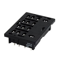 IDEC SH4B-62 Socket 300V PCB Mount