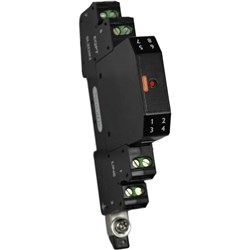 Novaris SLH2-68 Signal Surge Protection With Base and Alarm 10kA 20kA 68VDC Screw Cage TS35 IP20