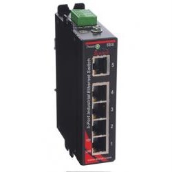 Red Lion SLX-5ES-1 Unmanaged Industrial Gigabit Media Converter NT24k