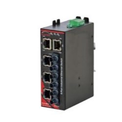 Red Lion SLX-8ES-6ST Unmanaged Industrial Ethernet Switch (5) 10/100 Base-TX (3) 100 Base-FX -Port