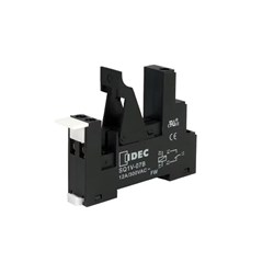 IDEC SQ1V-07B Finger Safe DIN Rail Mount Socket 300V M3 Screw W/Box Clamp Terminal DIN Rail Mount