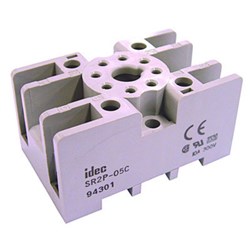 IDEC SR2P-05C Finger Safe DIN Rail Mount Socket 300V DIN Rail Mount