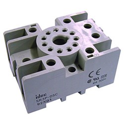 IDEC SR3P-05C Finger Safe DIN Rail Mount Socket DIN Rail Mount