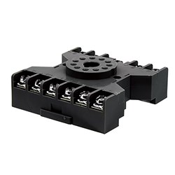 IDEC SR3P-06 Standard DIN Rail Mount Socket M3 Screw W/Captive Wire Clamp Terminal DIN Rail Mount