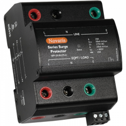 Novaris SSP1-20-45T-275 Surge Protector 1 PH 20A 45kA 230VAC TS35 Aluminium IP20