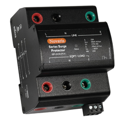 Novaris SSP1-32-100-275-A Surge Protector 6.25kA 15kA 1 PH 32A 100kA 230VAC TS35 Panel Mount Metal IP20