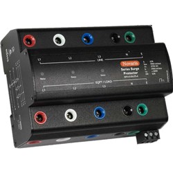 Novaris SSP3-63-50-275-A Surge Protector 3 PH 63A 50kA 230VAC TS35 Panel Mounting Metal IP20