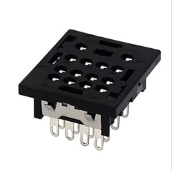 IDEC SY4S-51 Through Panel Solder Socket Panel Mount
