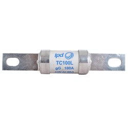 IPD TC100L Fuse Link 100A 415VAC 80kA 111mm gG For: RS200/CM