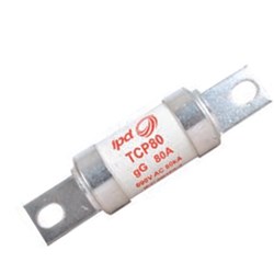 IPD TCP80 Fuse Link 80A 690VAC Offset Slotted Bolted Tag BS88/A4 Fuse 80kA 94mm gG