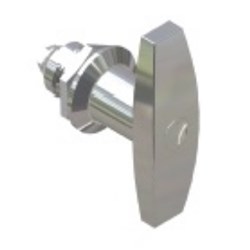 IPD THLC12130 T Handle Lock Non-Locking Lock Chrome-Plated Chrome Coated