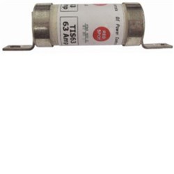 IPD TIS63M100 Fuse Link 100A 690VAC Offset Slotted Bolted Tag BS88/A3 Fuse 80kA 73mm gM