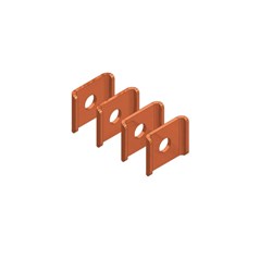 Elsteel TOS21012 Tap-Off-Set 10mm Copper Set of 4