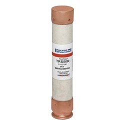 Mersen TRS50R Time Delay Current-Limiting Fuse 50A 600/300VAC/DC 27mmDia 139mm L Class RK5 200kA Clip Mount Ferrule