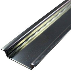 IPD TS35C/HD DIN Rail and G Rail Unslotted Heavy Duty Cable Duct Steel 2 m L 15mm H x 35mm W