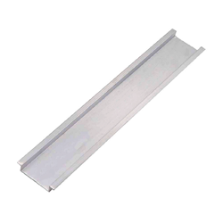 IPD TS35/S-ALU DIN Rail and G Rail Unslotted Heavy Duty Cable Duct Aluminium 2 m L 7.5mm H x 35mm W