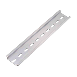 IPD TS35/S-S-ALU DIN Rail and G Rail Slotted Heavy Duty Cable Duct Aluminium 2 m L 7.5mm H x 35mm W