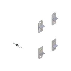Elsteel TSWMB Wall Mount Bracket Stainless Steel Set of 4 For MSB and MST Enclosures
