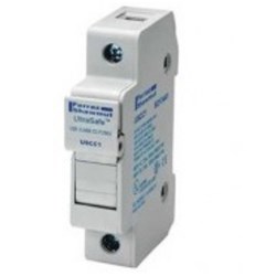 Mersen US6J1 Fuse Holder 60A 600VAC/DC 30sq-mm Cable Entry 27mm Dia x 60mm L Fuse For: AJT/A4J