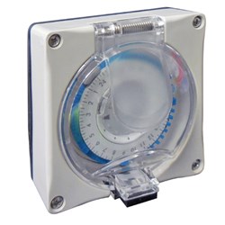 IPD W66ATCLB Analogue Time Clock 16A 230VAC/DC 1-P IP66