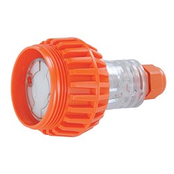 IPD W66ES310 Extension Socket 3 Flat-Pin 1-Ph 10A 250VAC/DC IP66 Polycarbonate