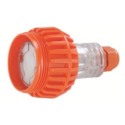 IPD W66ES315 Extension Socket 3 Flat-Pin 1-Ph 15A 250VAC/DC IP66 Polycarbonate