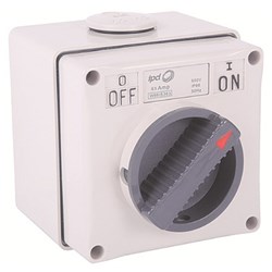 IPD W66IS332LB Motor Rated Isolating Switch 3-P 32A 500VAC/DC IP66 Polycarbonate
