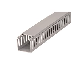 IPD WD6060 Open Slot Cable Duct Grey 2 m L 60mm H x 60mm W