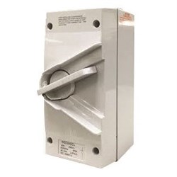 ABB WSD245CL Padlockable Weatherproof Switched Isolator 2-P 45A IP66