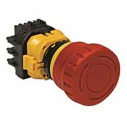 IDEC XW1E-BV413MR Emergency Stop Pushbutton Non-Illuminated 1NO+3NC Red Screw