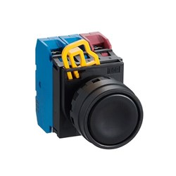 IDEC YW1B-A1E01W Non-Illuminated Pushbutton 0NO+1NC