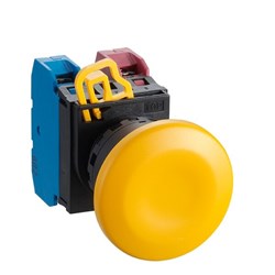 IDEC YW1B-A4E01W Non-Illuminated Pushbutton 0NO+1NC