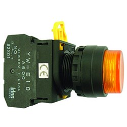 IDEC YW1L-M2E01Q7R Illuminated Pushbutton 0NO+1NC