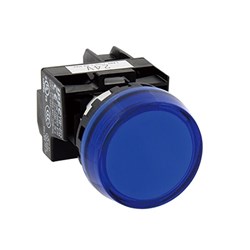 IDEC YW1P-1BEQHW Pilot Light White 110VDC 22mm Dia Mount Hole