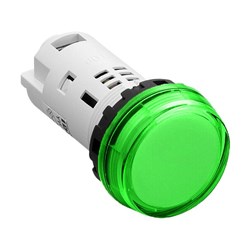 IDEC YW1P-1BUQ4G-HS Unibody Pilot Light Green 24VDC 22mm Dia Mount Hole