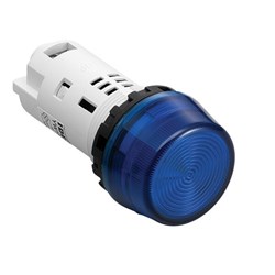 IDEC YW1P-2TUQ4PW Unibody Pilot Light Pure White 24VDC 22mm Dia Mount Hole