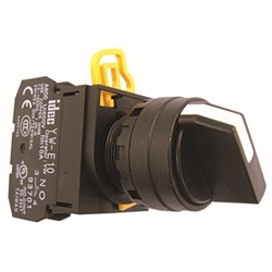 IDEC Selector Switch YW Black NO+NC 3 Number of Positions Screw Terminals