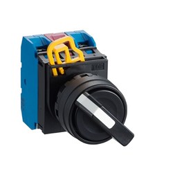 IDEC YW1S-3E30 Selector Switch 3Position 3NO+1NC Left Center Right Maintained Round Plastic 30mm W