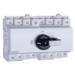 Telergon ZFV32X2 DC Isolator 32 A 1000 V 8-P DIN Mount