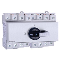 Telergon ZFV32X2 DC Isolator 32 A 1000 V 8-P DIN Mount